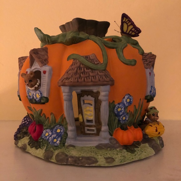 PartyLite Harvest Pumpkin candle holder